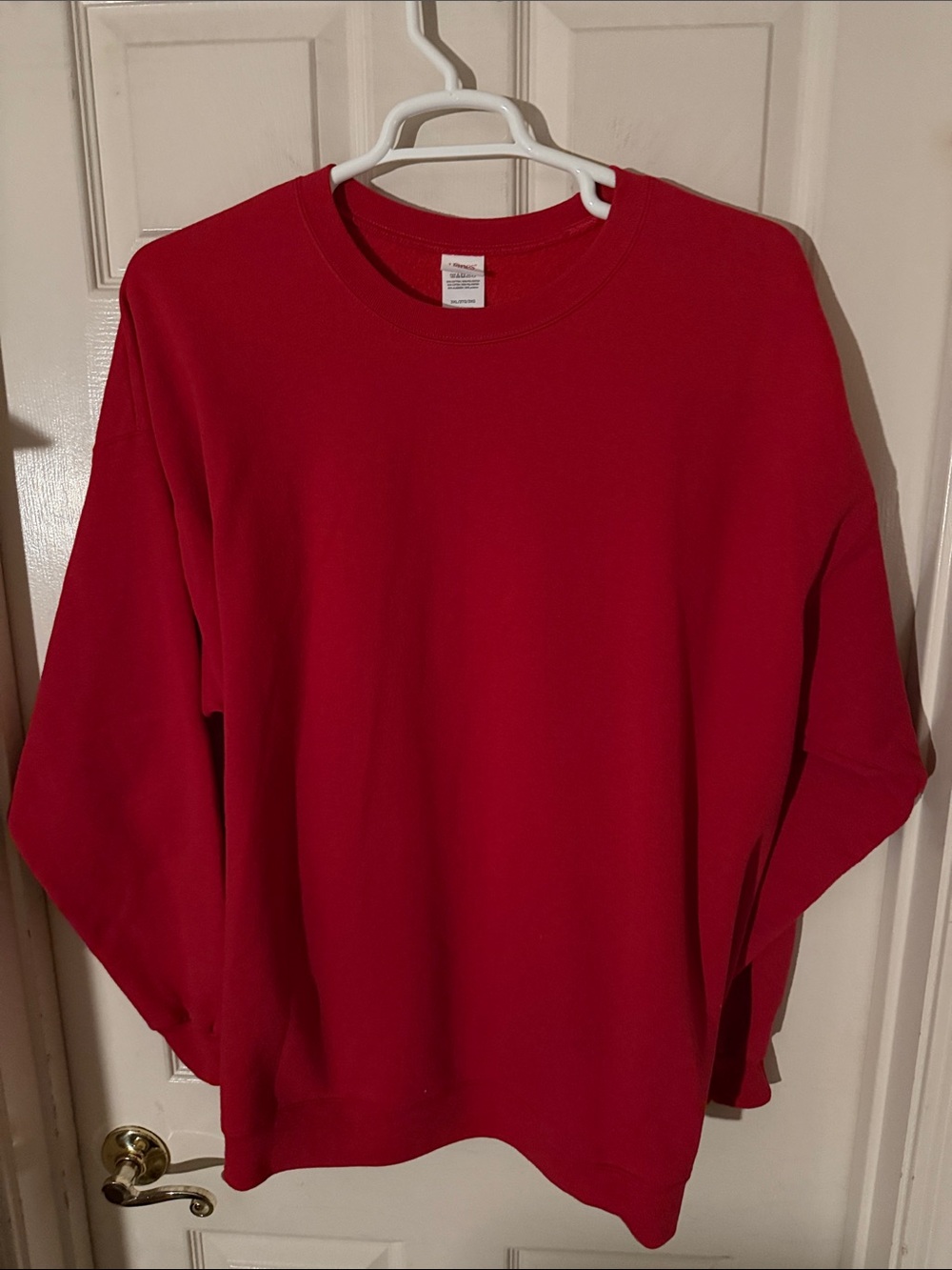 Hanes Red 3x EcoSmart Crewneck Sweatshirt